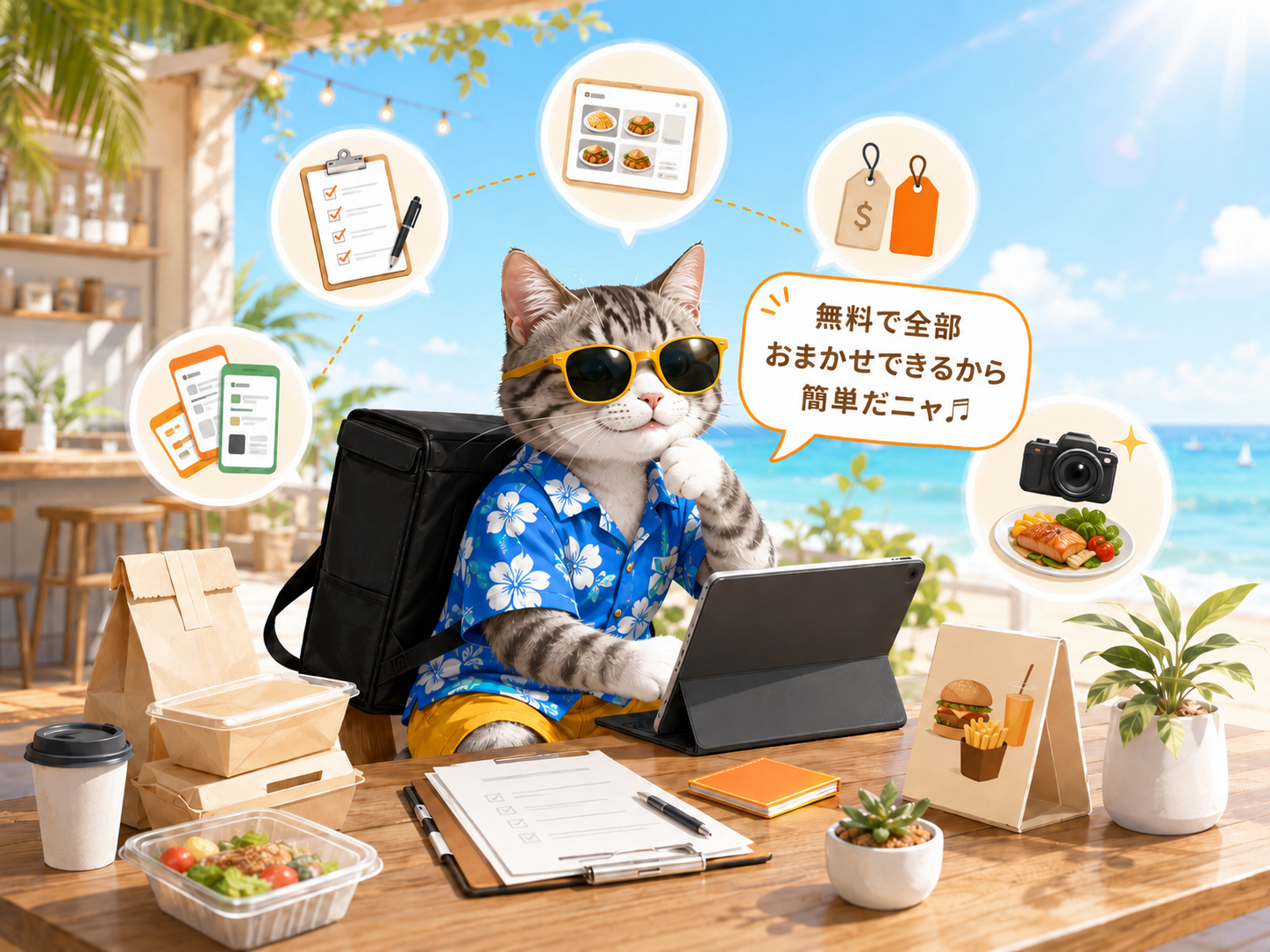 フードスタートの店舗サポートイメージ